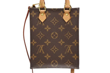 画像をギャラリービューアに読み込む, 新品同様 LOUIS VUITTON ルイヴィトン ショルダーバッグ M81295 プティットサックプラ モノグラム ブラウン ゴールド金具 中古 4b010555