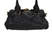 画像をギャラリービューアに読み込む, Chloe クロエ ハンドバッグ パディントン ワンショルダーバッグ ブラック レザー B19FG0 ゴールド金具 美品 中古 4b010559