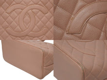 画像をギャラリービューアに読み込む, CHANEL シャネル 復刻トート ハンドバッグ A01804 6番台 ココマーク キャビアスキン ピンク 美品 中古 4b010561