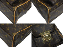 画像をギャラリービューアに読み込む, LOUIS VUITTON ルイヴィトン マンハッタンPM ハンドバッグ M40026 PVC ヌメ革 ブラウン ゴールド金具 美品 中古 4b010568