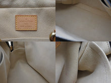 画像をギャラリービューアに読み込む, LOUIS VUITTON ルイヴィトン マンハッタンPM ハンドバッグ M40026 PVC ヌメ革 ブラウン ゴールド金具 美品 中古 4b010568