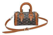 画像をギャラリービューアに読み込む, 極美品 GOYARD ゴヤール ミニクロワジュール 2WAY ハンドバッグ ショルダーバッグ ミニボストン ブラウン シルバー金具 中古 4b010573