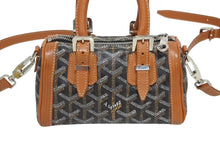 画像をギャラリービューアに読み込む, 極美品 GOYARD ゴヤール ミニクロワジュール 2WAY ハンドバッグ ショルダーバッグ ミニボストン ブラウン シルバー金具 中古 4b010573