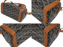 画像をギャラリービューアに読み込む, 極美品 GOYARD ゴヤール ミニクロワジュール 2WAY ハンドバッグ ショルダーバッグ ミニボストン ブラウン シルバー金具 中古 4b010573