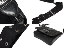 画像をギャラリービューアに読み込む, Christian Dior クリスチャンディオール ストリートシックライン ショルダーバッグ BM-0052 トロッター ガリアーノ期 ブラック 美品 中古 4b010575