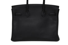 画像をギャラリービューアに読み込む, 極美品 HERMES エルメス バーキン30 ハンドバッグ トゴ ブラック シルバー金具 ◻︎O刻印 中古 4b010580