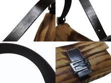 画像をギャラリービューアに読み込む, FENDI フェンディ マンマバケット ワンショルダーバッグ 26424 ゼブラ柄 ハラコ レザー ブラウン シルバー金具 美品 中古 4b010581