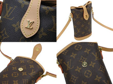 画像をギャラリービューアに読み込む, 極美品 LOUIS VUITTON ルイヴィトン フォールド ミー ポーチ ショルダーバッグ M80874 モノグラム キャンバス ヌメ革 中古 4b010583