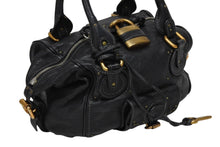 画像をギャラリービューアに読み込む, Chloe クロエ ハンドバッグ パディントン ワンショルダーバッグ ブラック レザー B19FG0 ゴールド金具 美品 中古 4b010584