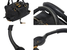 画像をギャラリービューアに読み込む, Chloe クロエ ハンドバッグ パディントン ワンショルダーバッグ ダークグレー レザー B19FG0 ゴールド金具 美品 中古 4b010585