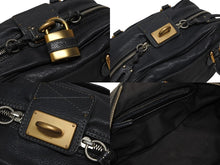 画像をギャラリービューアに読み込む, Chloe クロエ ハンドバッグ パディントン ワンショルダーバッグ ダークグレー レザー B19FG0 ゴールド金具 美品 中古 4b010585