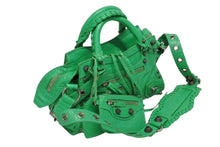 画像をギャラリービューアに読み込む, 極美品 BALENCIAGA バレンシアガ NEO CAGOLE ネオカゴール XS 2WAY ハンドバッグ 700940 レザー グリーン 中古 4b010586