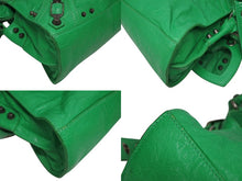 画像をギャラリービューアに読み込む, 極美品 BALENCIAGA バレンシアガ NEO CAGOLE ネオカゴール XS 2WAY ハンドバッグ 700940 レザー グリーン 中古 4b010586