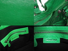 画像をギャラリービューアに読み込む, 極美品 BALENCIAGA バレンシアガ NEO CAGOLE ネオカゴール XS 2WAY ハンドバッグ 700940 レザー グリーン 中古 4b010586