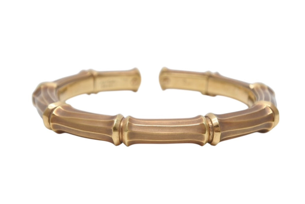 Very Good Cartier Cartier Bamboo Bracelet Yellow Gold 52.1g YG 750 Used 4b010589
