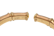 画像をギャラリービューアに読み込む, 極美品 Cartier カルティエ バンブー ブレスレット イエローゴールド 52.1g YG 750 中古 4b010589