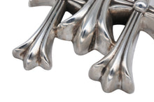画像をギャラリービューアに読み込む, 極美品 CHROME HEARTS クロムハーツ トリプルクロス 3CH CRSラージ 3CH クロス シルバーペンダントトップ シルバー 925 149.3g 中古 4a002561