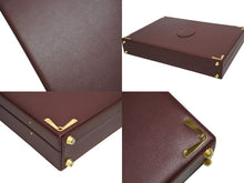 画像をギャラリービューアに読み込む, 極美品 CARTIER カルティエ マストライン マスト ドゥ カルティエ アタッシュケース ブリーフケース ビジネスバッグ カーフレザー 中古 4b010598