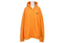 画像をギャラリービューアに読み込む, CHROME HEARTS × OFF-WHITE クロムハーツ × オフホワイト 18SS スクロールロゴ プルオーバーフーディー オレンジ サイズXXL 美品 中古 4b010604