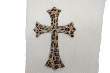 画像をギャラリービューアに読み込む, 新品同様 CHROME HEARTS クロムハーツ ニット セーター ラージクロス ハラコ クロスパッチ レオパード アイボリー 中古 4b010628