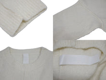 画像をギャラリービューアに読み込む, 新品同様 CHROME HEARTS クロムハーツ ニット セーター ラージクロス ハラコ クロスパッチ レオパード アイボリー 中古 4b010628