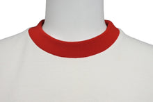 Load image into Gallery viewer, 極美品 MIUMIU Club ミュウミュウクラブ テニスラケットTシャツ 半袖Tシャツ ホワイト レッド ブラック サイズS 中古 4b010688