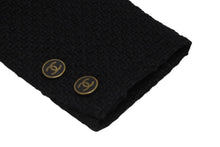 Load image into Gallery viewer, 極美品 CHANEL シャネル ツイードピーコート ジャケット P18440V10526 ウール ナイロン ブラック アンティークゴールド金具 サイズ38 中古 4b010692