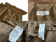 Load image into Gallery viewer, 極美品 MAXMARA マックスマーラ ファーコート ジャケット イタリア製 ビスコース ブラウン 中古 4b010694