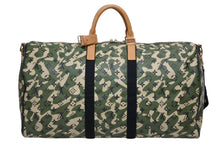 画像をギャラリービューアに読み込む, 極美品 LOUIS VUITTON ルイヴィトン ×村上隆 キーポルバンドリエール55 モノグラムモフラージュ M95774 ゴールド金具 中古 4b010697