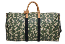 画像をギャラリービューアに読み込む, 極美品 LOUIS VUITTON ルイヴィトン ×村上隆 キーポルバンドリエール55 モノグラムモフラージュ M95774 ゴールド金具 中古 4b010697