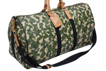 画像をギャラリービューアに読み込む, 極美品 LOUIS VUITTON ルイヴィトン ×村上隆 キーポルバンドリエール55 モノグラムモフラージュ M95774 ゴールド金具 中古 4b010697