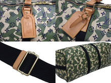 画像をギャラリービューアに読み込む, 極美品 LOUIS VUITTON ルイヴィトン ×村上隆 キーポルバンドリエール55 モノグラムモフラージュ M95774 ゴールド金具 中古 4b010697