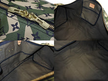 画像をギャラリービューアに読み込む, 極美品 LOUIS VUITTON ルイヴィトン ×村上隆 キーポルバンドリエール55 モノグラムモフラージュ M95774 ゴールド金具 中古 4b010697