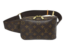 極美品 LOUIS VUITTON ルイヴィトン モノグラム ジェロニモス ショルダーバッグ スペシャルオーダー M50211 ブラウン ゴールド金具 中古 4b010714