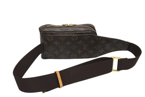 極美品 LOUIS VUITTON ルイヴィトン モノグラム ジェロニモス ショルダーバッグ スペシャルオーダー M50211 ブラウン ゴールド金具 中古 4b010714