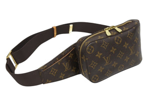 極美品 LOUIS VUITTON ルイヴィトン モノグラム ジェロニモス ショルダーバッグ スペシャルオーダー M50211 ブラウン ゴールド金具 中古 4b010714