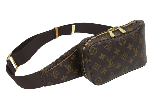 極美品 LOUIS VUITTON ルイヴィトン モノグラム ジェロニモス ショルダーバッグ スペシャルオーダー M50211 ブラウン ゴールド金具 中古 4b010714