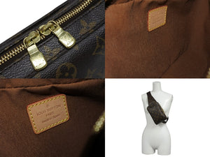 極美品 LOUIS VUITTON ルイヴィトン モノグラム ジェロニモス ショルダーバッグ スペシャルオーダー M50211 ブラウン ゴールド金具 中古 4b010714