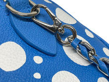 画像をギャラリービューアに読み込む, 極美品 LOUIS VUITTON ルイヴィトン × 草間彌生 コラボ モノグラム アンプラント スピーディ バンドリエール20 ハンドバッグ M46425 ブルー 中古 4b010715