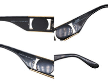 Load image into Gallery viewer, 極美品 VERSACE ヴェルサーチ キャットアイ サングラス メドゥーサロゴ MOD.421 ブラック プラスチック 中古 4b010737