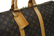 画像をギャラリービューアに読み込む, LOUIS VUITTON ルイヴィトン キーポル50 ボストンバッグ M41426 モノグラム PVC レザー モノグラム ゴールド金具 美品 中古 4b010748