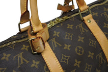 画像をギャラリービューアに読み込む, LOUIS VUITTON ルイヴィトン キーポル50 ボストンバッグ M41426 モノグラム PVC レザー モノグラム ゴールド金具 美品 中古 4b010748