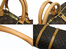 画像をギャラリービューアに読み込む, LOUIS VUITTON ルイヴィトン キーポル50 ボストンバッグ M41426 モノグラム PVC レザー モノグラム ゴールド金具 美品 中古 4b010748