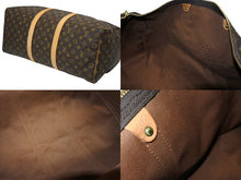 画像をギャラリービューアに読み込む, LOUIS VUITTON ルイヴィトン キーポル50 ボストンバッグ M41426 モノグラム PVC レザー モノグラム ゴールド金具 美品 中古 4b010748