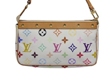 画像をギャラリービューアに読み込む, 極美品 LOUIS VUITTON ルイヴィトン ポシェット アクセソワール アクセサリーポーチ M92649 モノグラム マルチカラー 村上隆 中古 4b010757