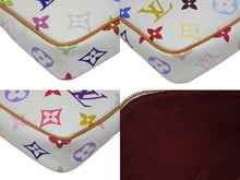 画像をギャラリービューアに読み込む, 極美品 LOUIS VUITTON ルイヴィトン ポシェット アクセソワール アクセサリーポーチ M92649 モノグラム マルチカラー 村上隆 中古 4b010757