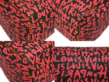 画像をギャラリービューアに読み込む, LOUIS VUITTON ルイヴィトン モノグラム グラフィティ スピーディ30 ハンドバッグ M93704 ピンク PVC ヌメ革 美品 中古 4b010759