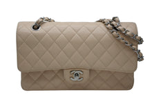 画像をギャラリービューアに読み込む, 極美品 CHANEL シャネル マトラッセ25 Wフラップ Wチェーンショルダーバッグ 14番台 キャビアスキン ベージュ ゴールド金具 中古 4b010764