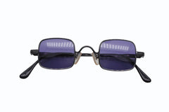 極美品 CHANEL シャネル スクエア サングラス アイウェア 09615 94305 サイズ37□25 ココマーク ブラック 中古 4b010765