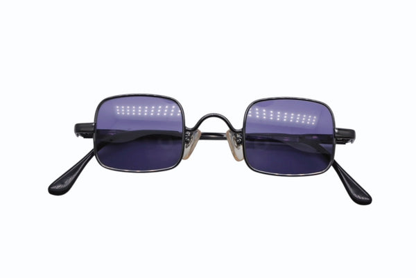 極美品 CHANEL シャネル スクエア サングラス アイウェア 09615 94305 サイズ37□25 ココマーク ブラック 中古 4b010765